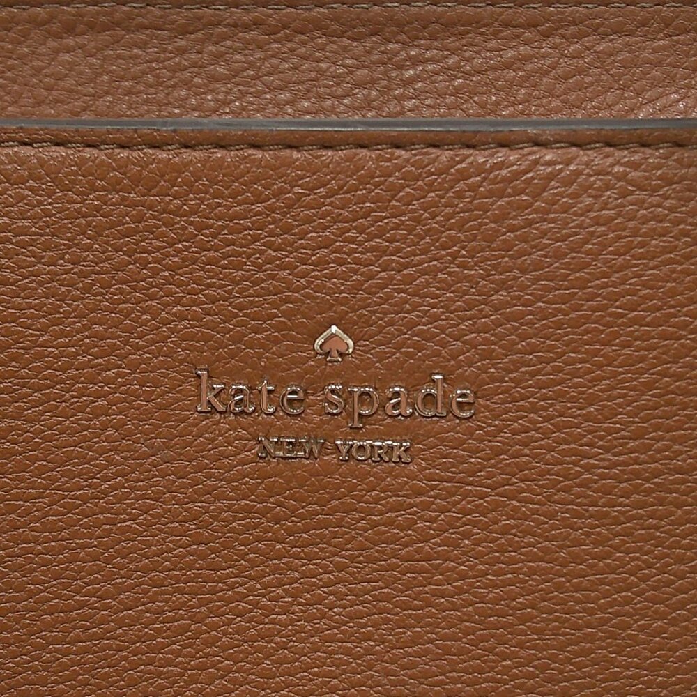 Kate Spade Jackson Satchel Gingerbread Minimalist Leather Bag Purse Pocketbook - Picture 3 of 13
